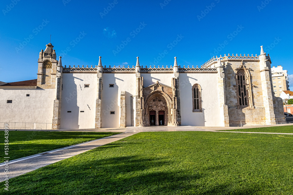 Fototapeta premium Monastery of Jesus of Setubal in Portugal. Church of the former Monastery of Jesus