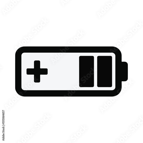 Glossy USB flash drive icon with a shiny plastic button, a technological symbol for web and business design