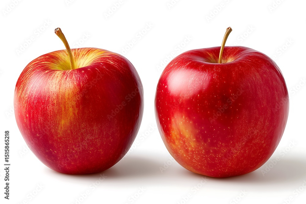 red apples isolated on white background red apples isolated on white background