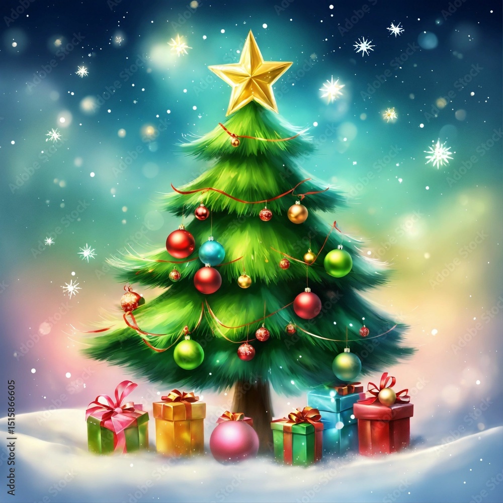 christmas tree with gifts christmas tree with gifts