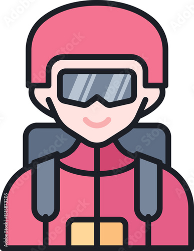 SKy diver icon
