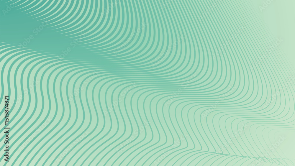 Green pastel gradient with stripes line abstract background Green pastel gradient with stripes line abstract background