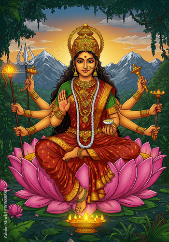 Goddess Katyayani, Hindu De...