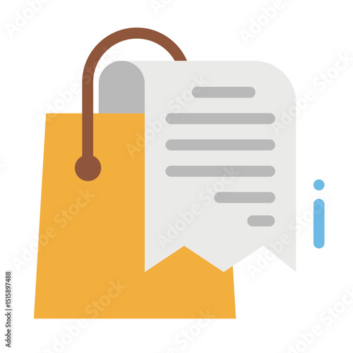 Bill recipe  icon in solid style
