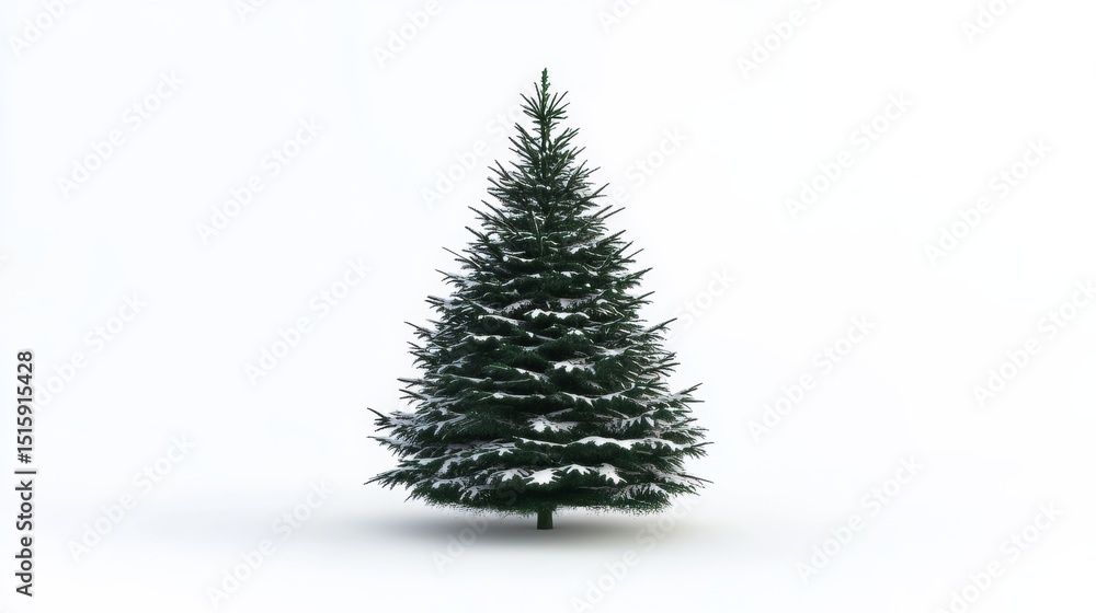 christmas tree on white background christmas tree on white background
