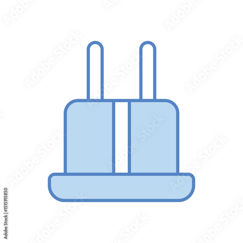 Travel Adapter Icon vector stock illustration