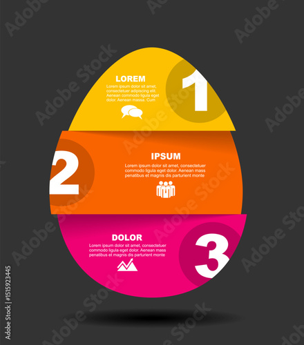 Infographic design template with place for your data. Vector illustration.