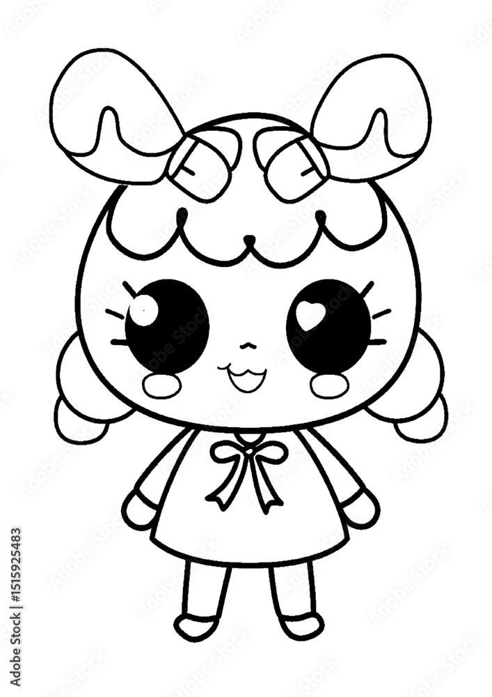 Fototapeta premium Beautiful coloring pages