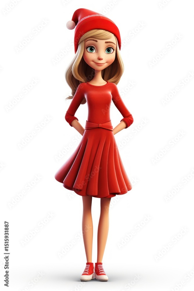 Figurine cartoon dress doll. Figurine cartoon dress doll.