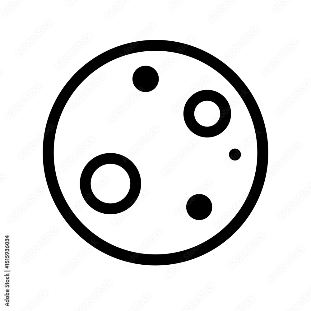 Full Moon Icon with Craters for Graphic Design, Web Use, App Development, Astrology, and Lunar Themes Full Moon Icon with Craters for Graphic Design, Web Use, App Development, Astrology, and Lunar Themes