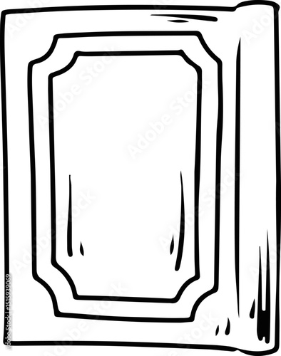 Hand-Drawn Holy Quran Book Illustration  