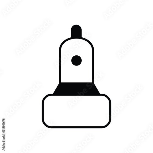 Car Charger Icon vector stock illustration