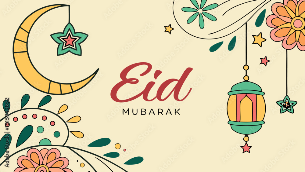 Naklejka premium eid-poster (50)