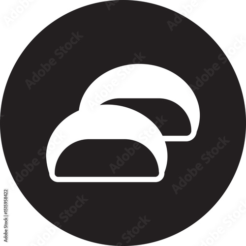 mozzarella glyph icon