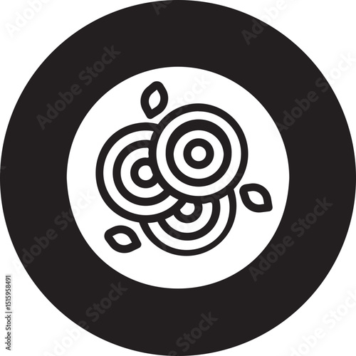 pasta glyph icon