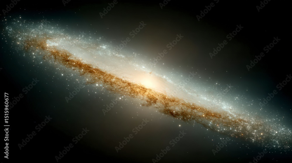 Obraz premium Majestic Spiral Galaxy Cosmic Nebula Stars Space Background