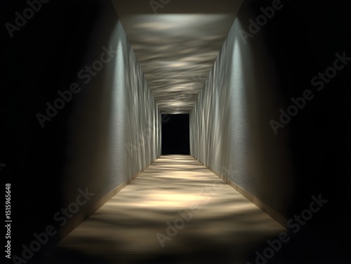 Echo Tunnel Resonating In Low Angle Shot Capturing Acoustic Reverberation Depth And Architectural Soundscape Mystery