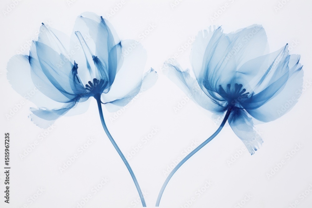 Obraz premium Minimal dry tulip flower nature petal.