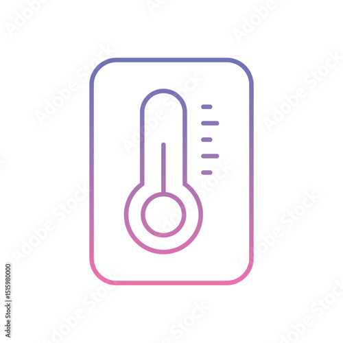 Humidity & Temp Sensor Icon vector stock illustration