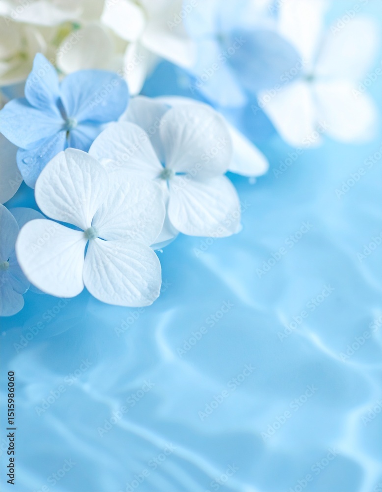 Hydrangea flower background Hydrangea flower background