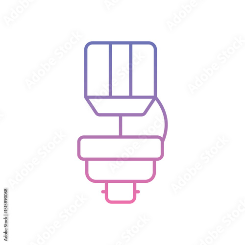 Sensor Bulb Holder Icon vector stock illustration