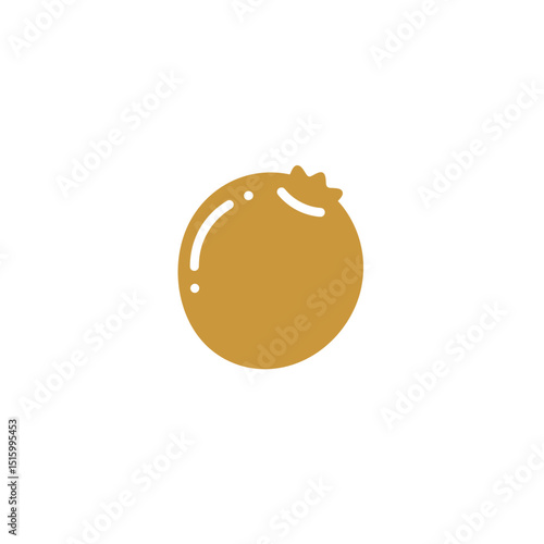 Vibrant yellow fruit with a smooth surface resting on a clean white background