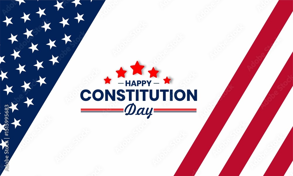 Constitution Day design concept ,Template for background, banner, card, poster with text inscription. Constitution Day design concept ,Template for background, banner, card, poster with text inscription.