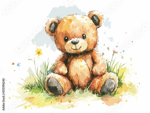 teddy bear vector art