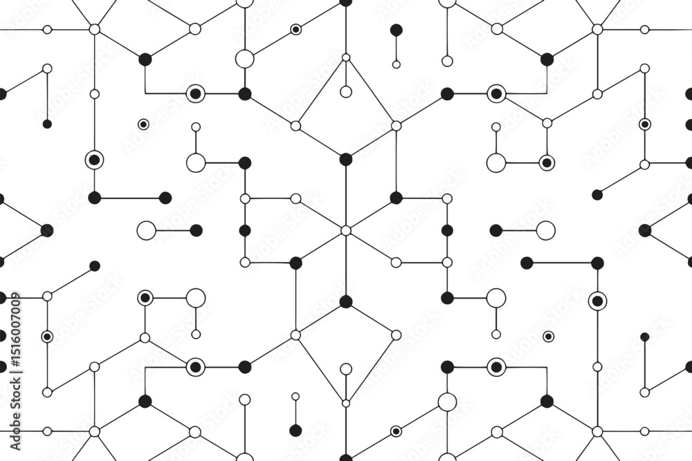 Abstract Network Diagram with Interconnected Nodes and Connections Background Vector Illustration Abstract Network Diagram with Interconnected Nodes and Connections Background Vector Illustration