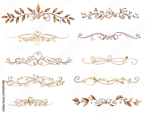 Ornate decorative dividers