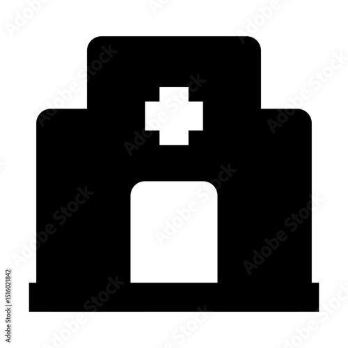 medical solid icon set