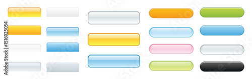 buttons for web vector