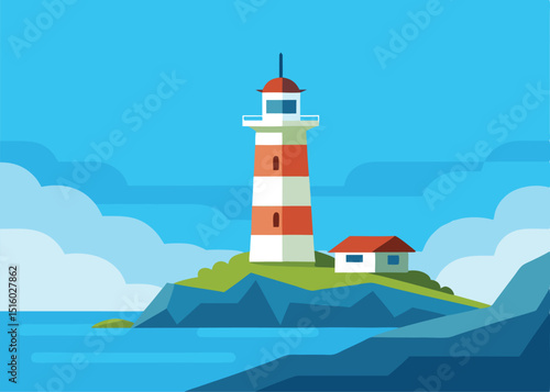 lighthouse on the coast