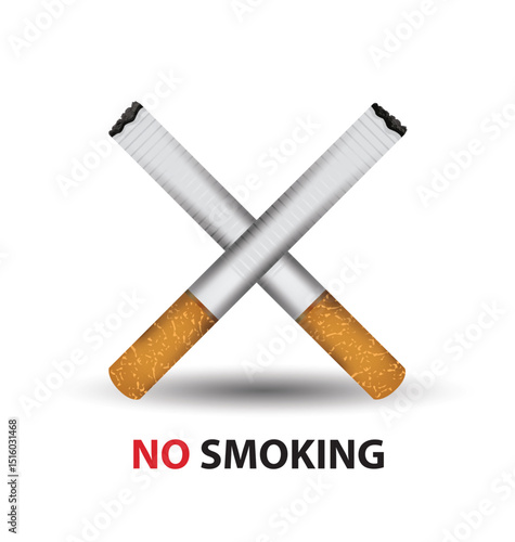 no smoking sign. vector illustration.