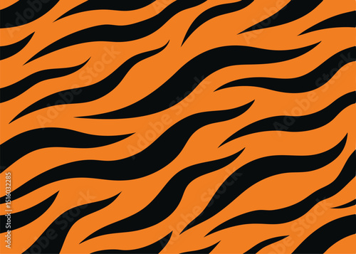 Tiger Skin Seamless Pattern Vector – Download High-Quality Illustrations