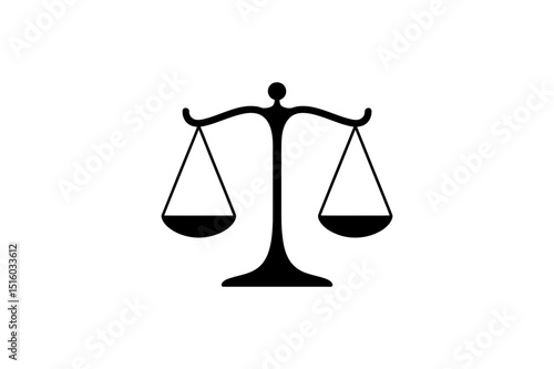 Scales of justice law symbol balance legal concept