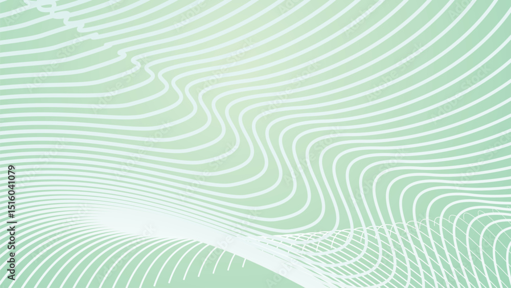 Green pastel gradient with stripes line abstract background Green pastel gradient with stripes line abstract background