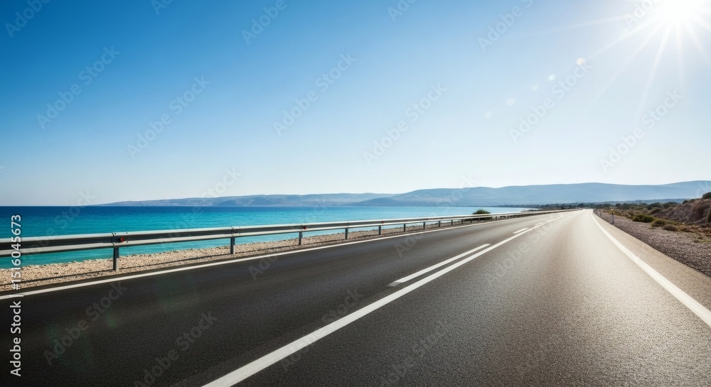 Fototapeta premium road to the sea