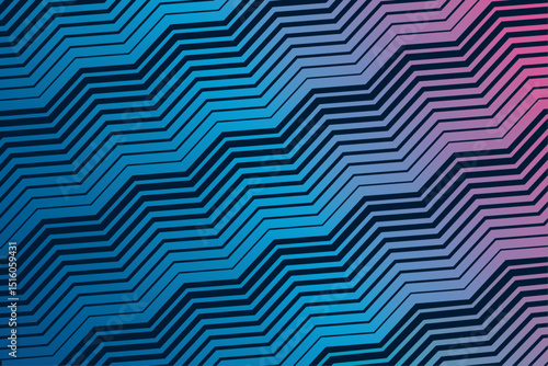 Zigzag Halftone Gradient