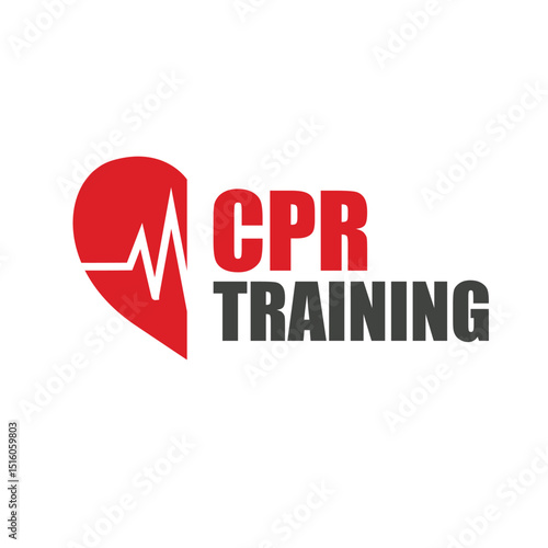 heart cpr medical icon vector design	