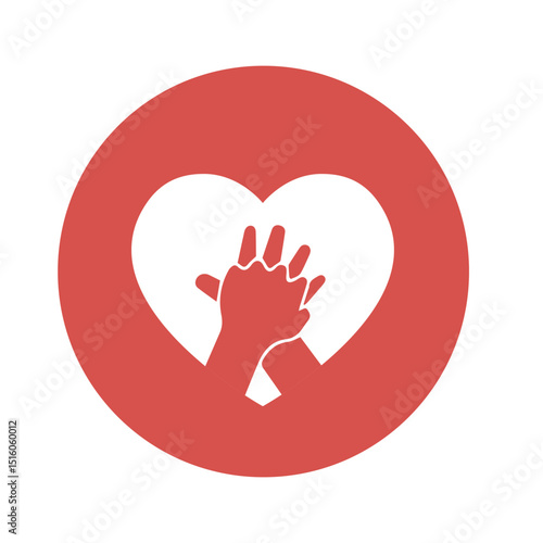 heart cpr medical icon vector design	