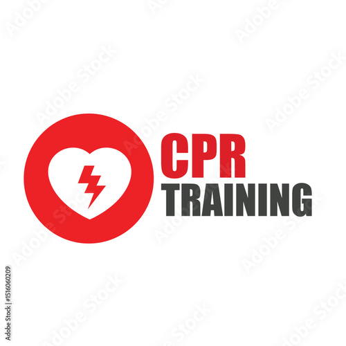 heart cpr medical icon vector design	