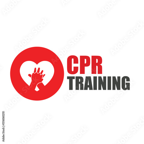 heart cpr medical icon vector design	