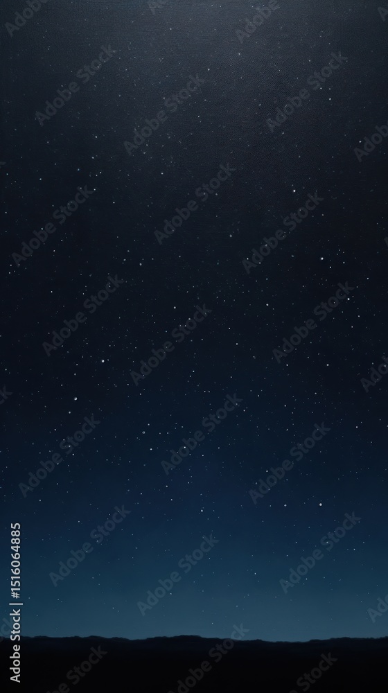 Naklejka premium Minimal space night sky outdoors nature star.