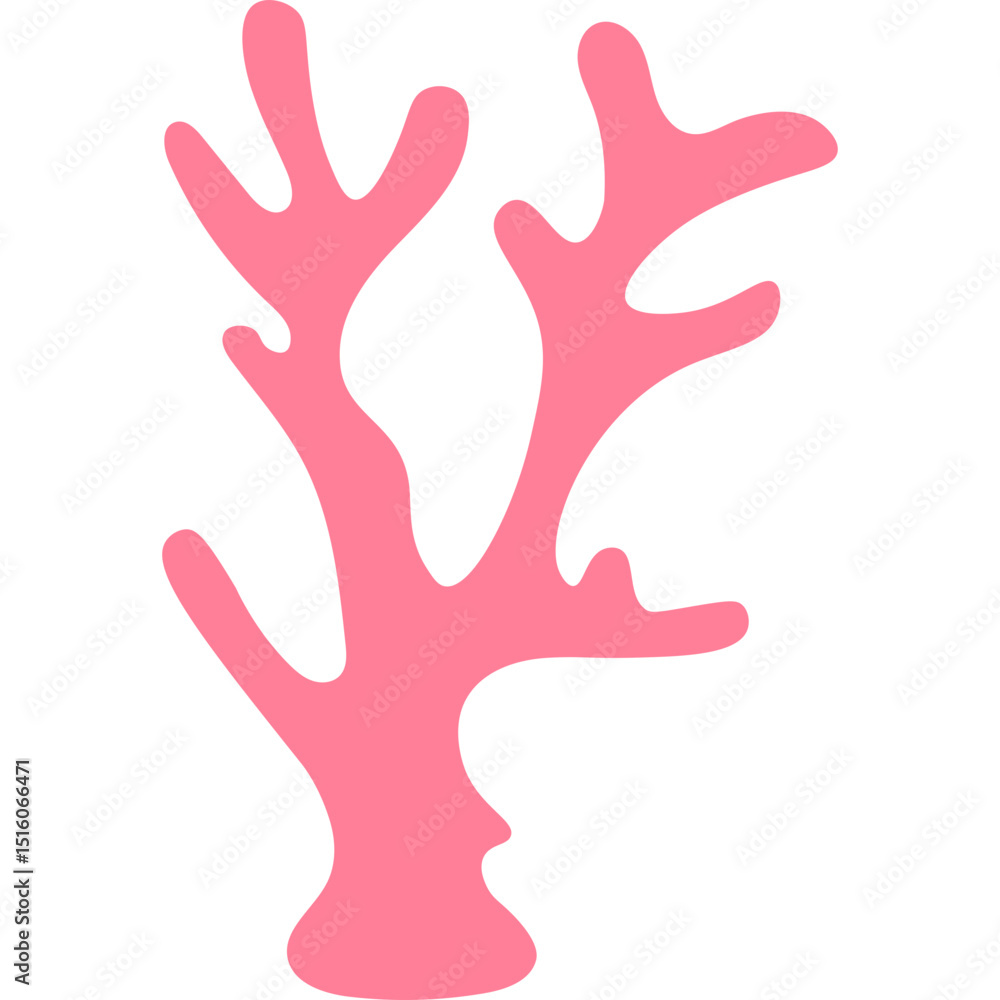 Obraz premium Flat Coral Reef