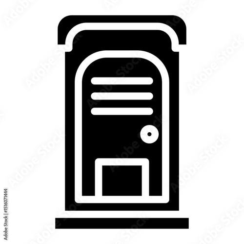 toilet Solid icon