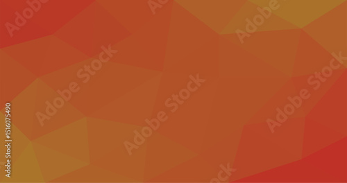 Orange geometric rumpled triangular low poly style gradient illustration graphic background.