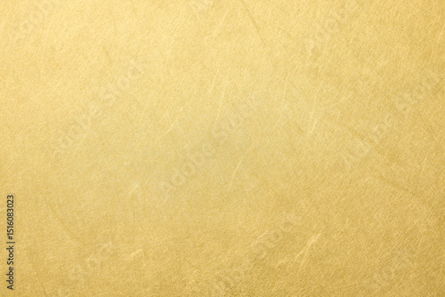 金色の和紙の背景　Gold Japanese washi paper background