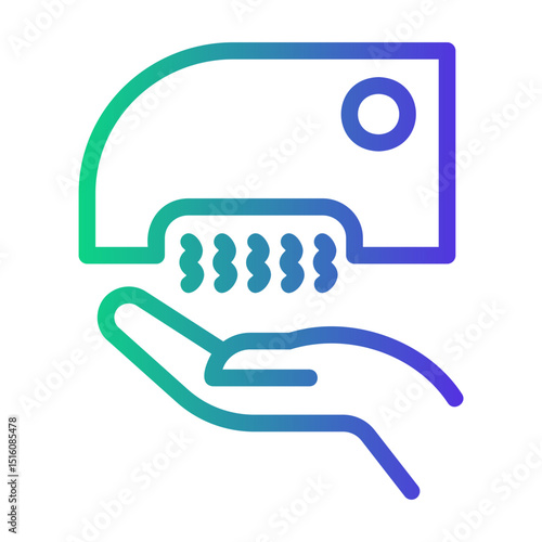 toilet Line Gradient Icon