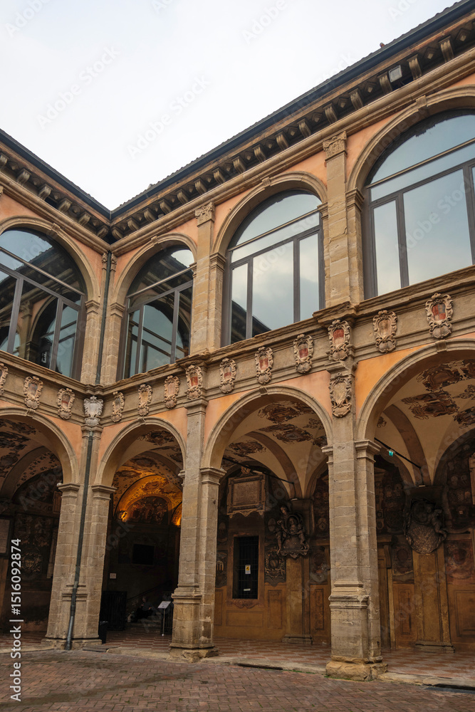 Obraz premium The old town of Bologna, Italy